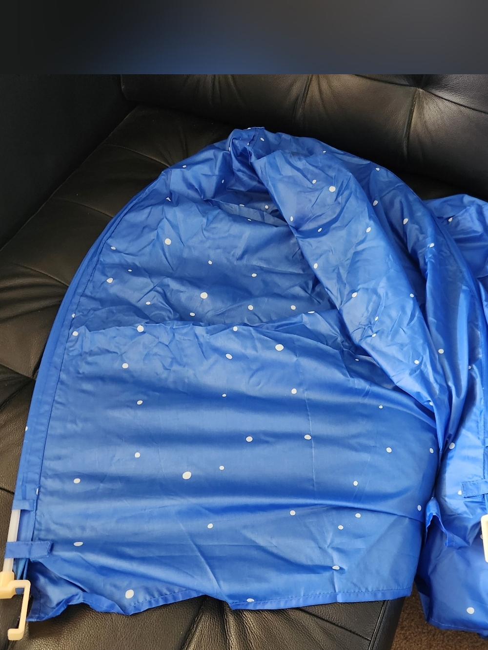 IKEA KURA N BED TENT 201.162.07 Blue / White Star Sky